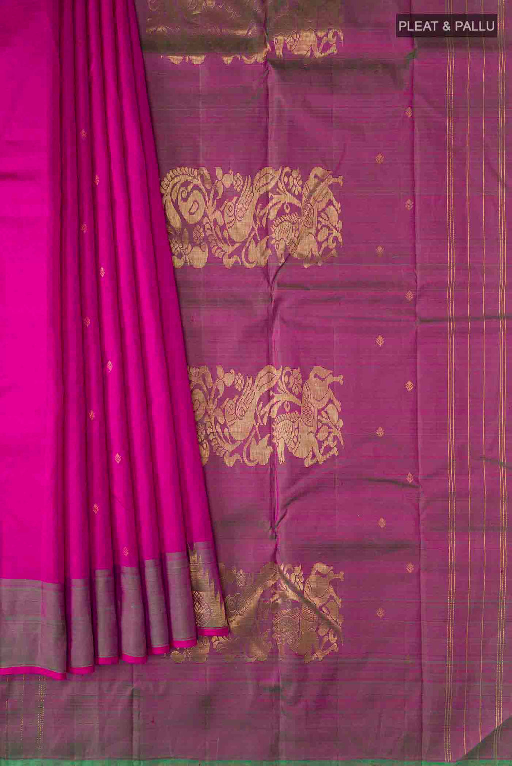 pleats pallu
