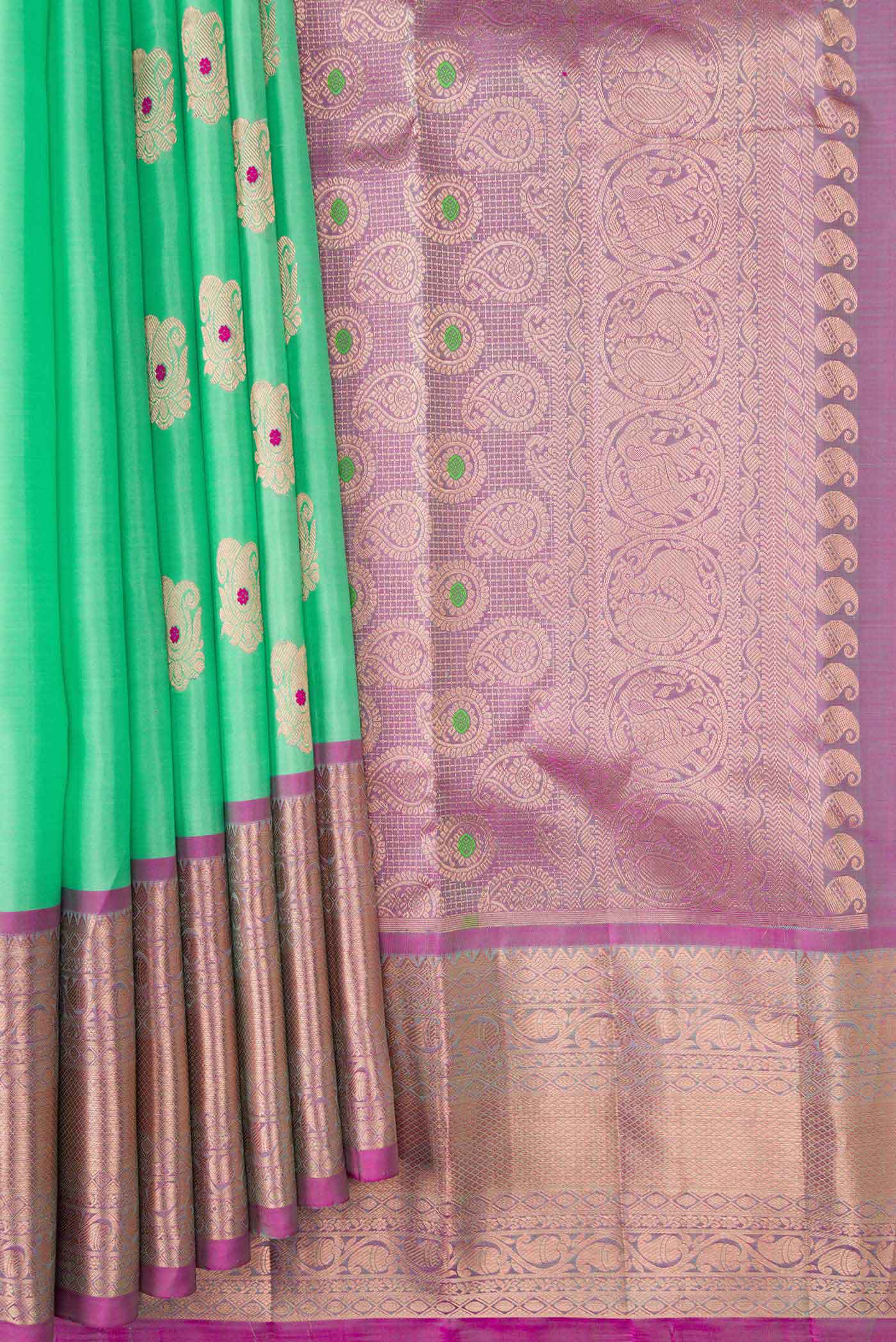 pleats pallu