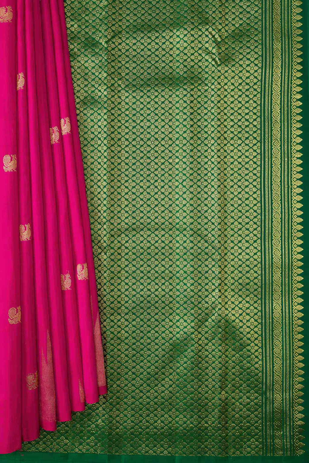 pleats pallu