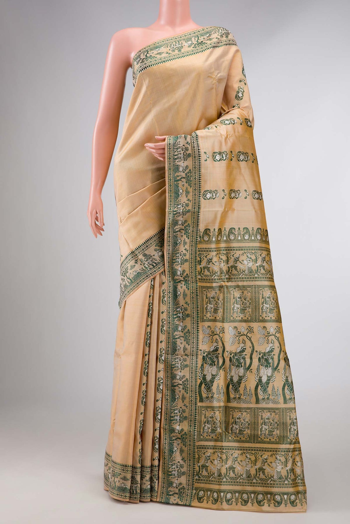 Buy Handwoven Baluchari Silk Sarees Online at Best Prices – Nalli Silk ...