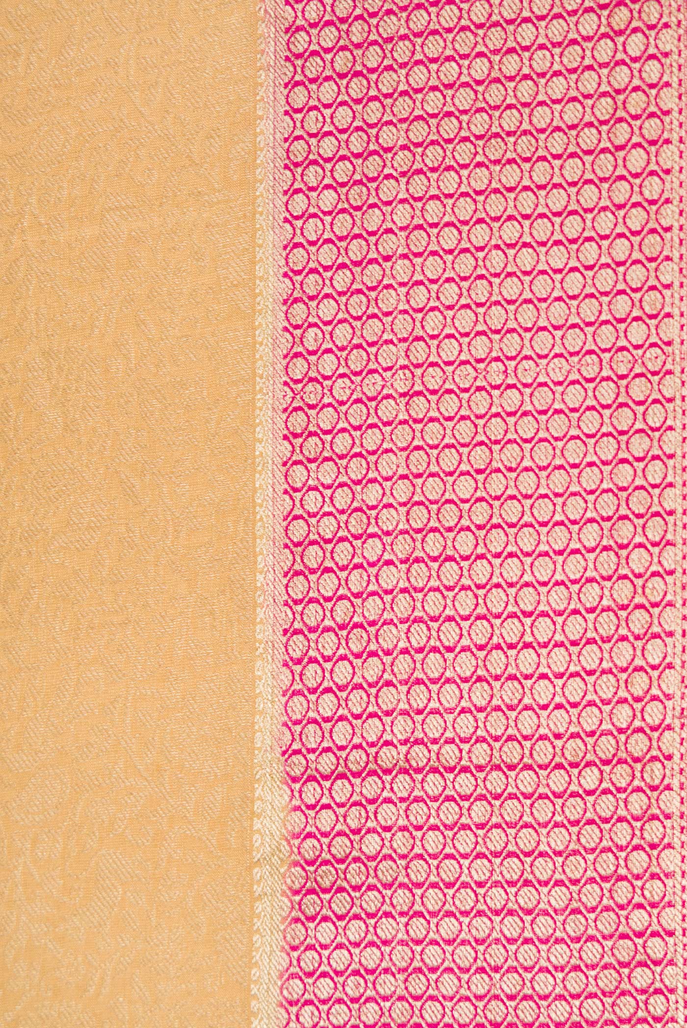 Border image of Sandal Dual Tone Mysore Silk Saree with Zari Brocade on the body and Zari Border. 