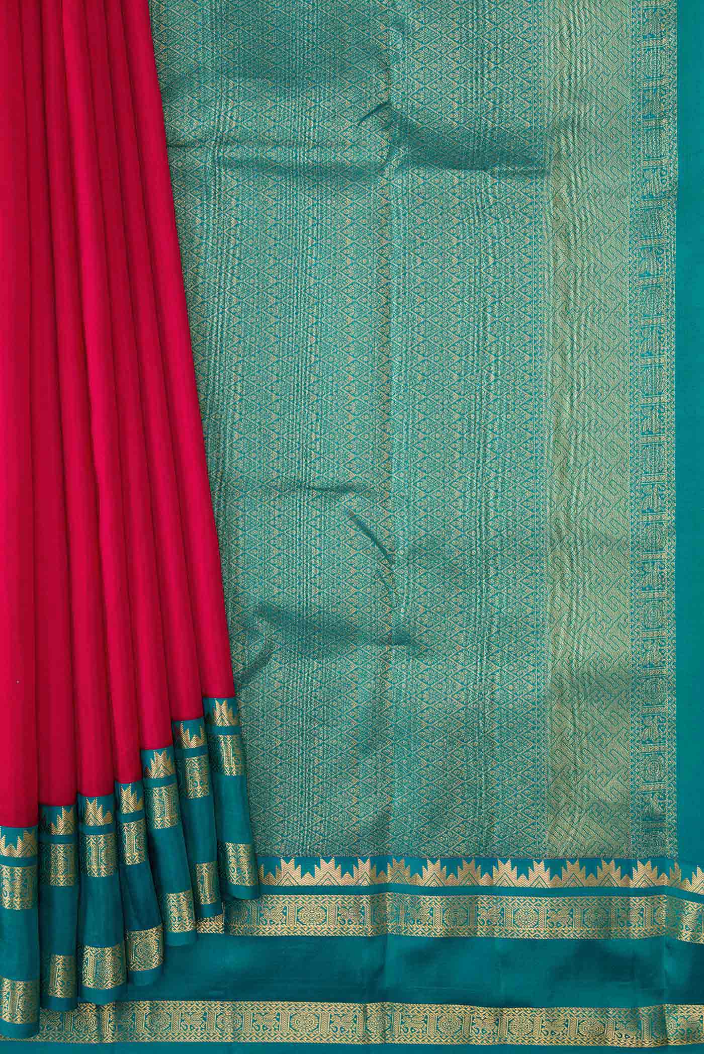 pleats pallu