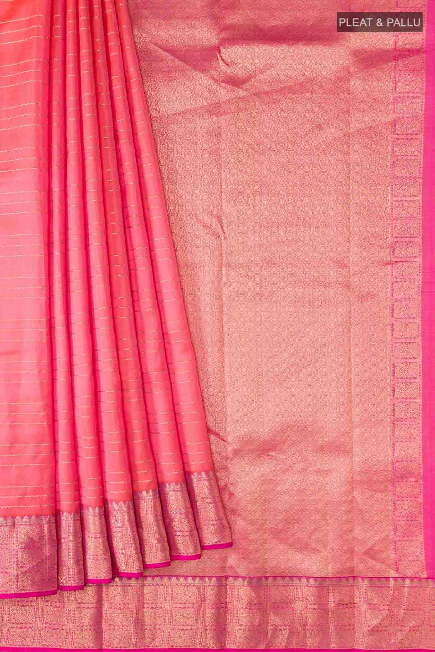 pleats pallu