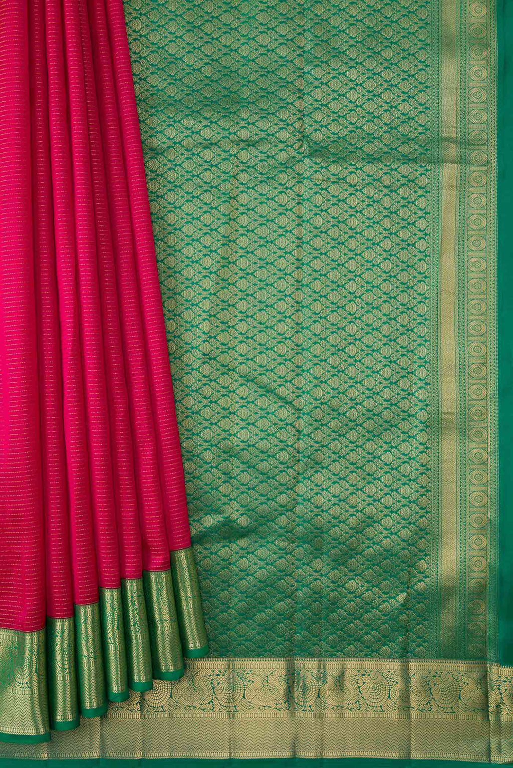 pleats pallu