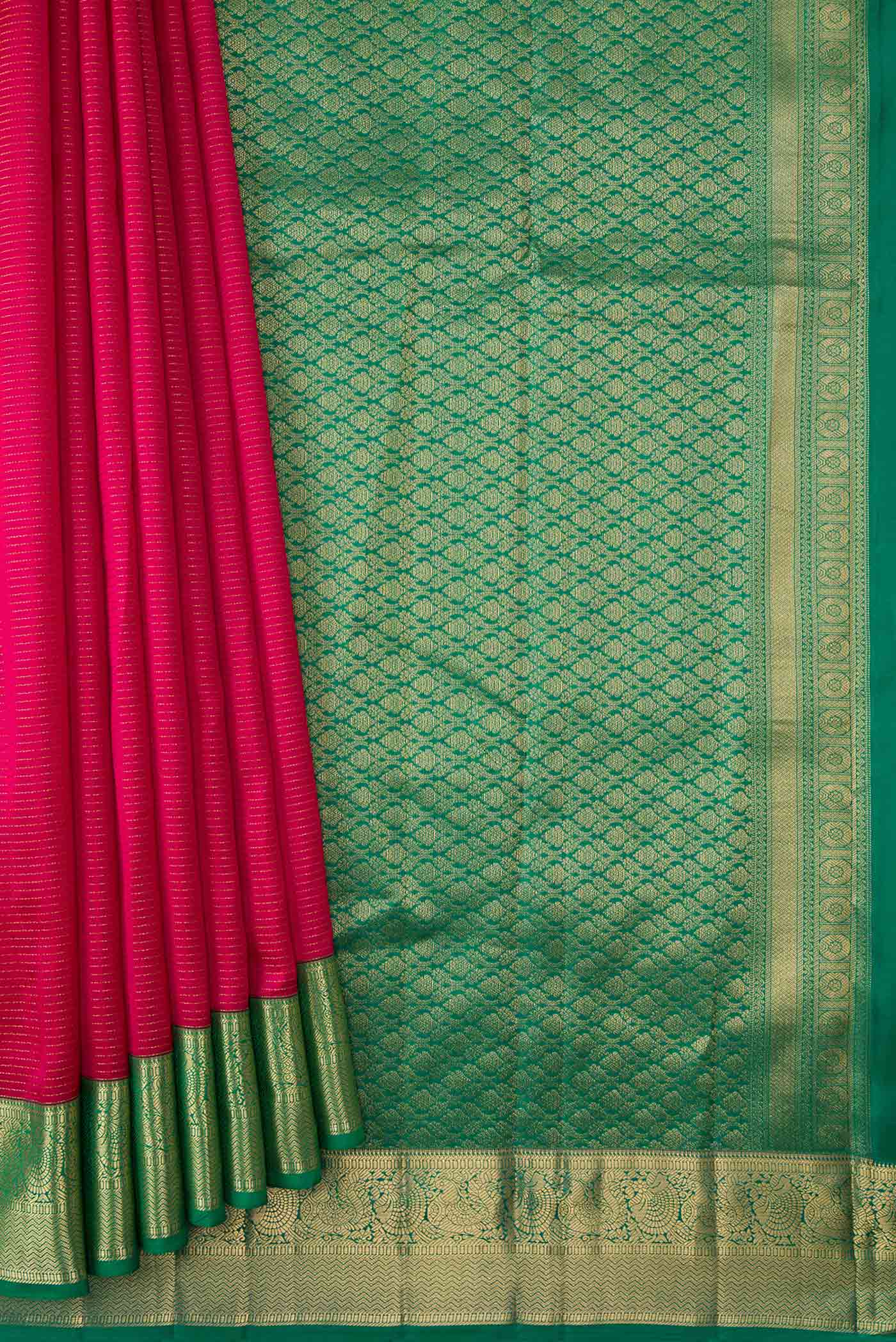 pleats pallu