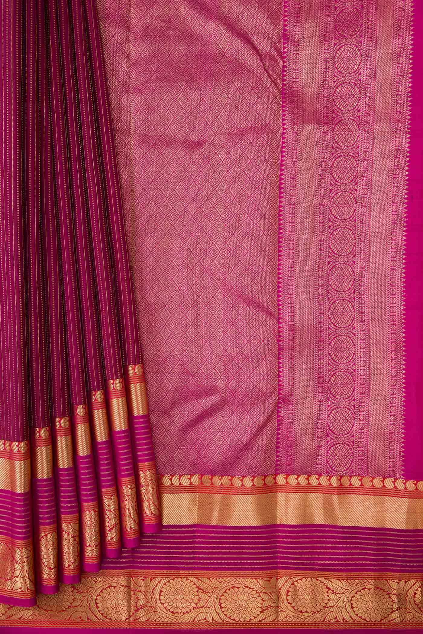 pleats pallu