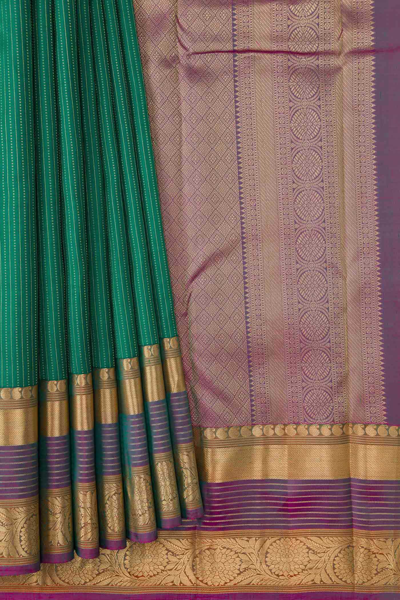 pleats pallu