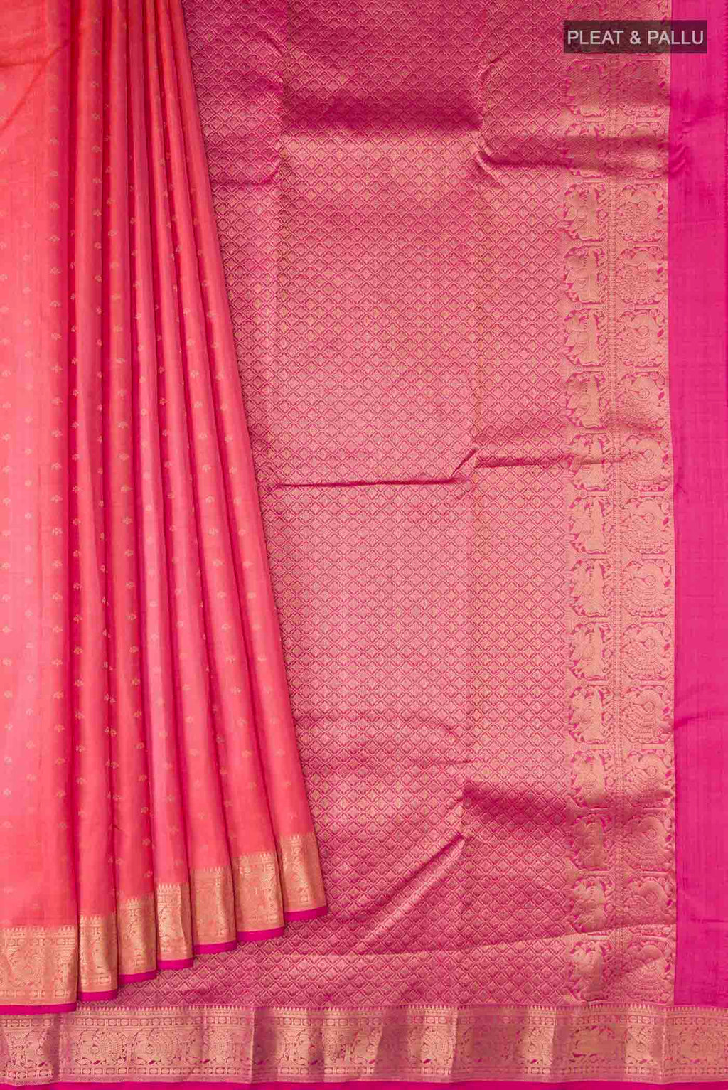 pleats pallu