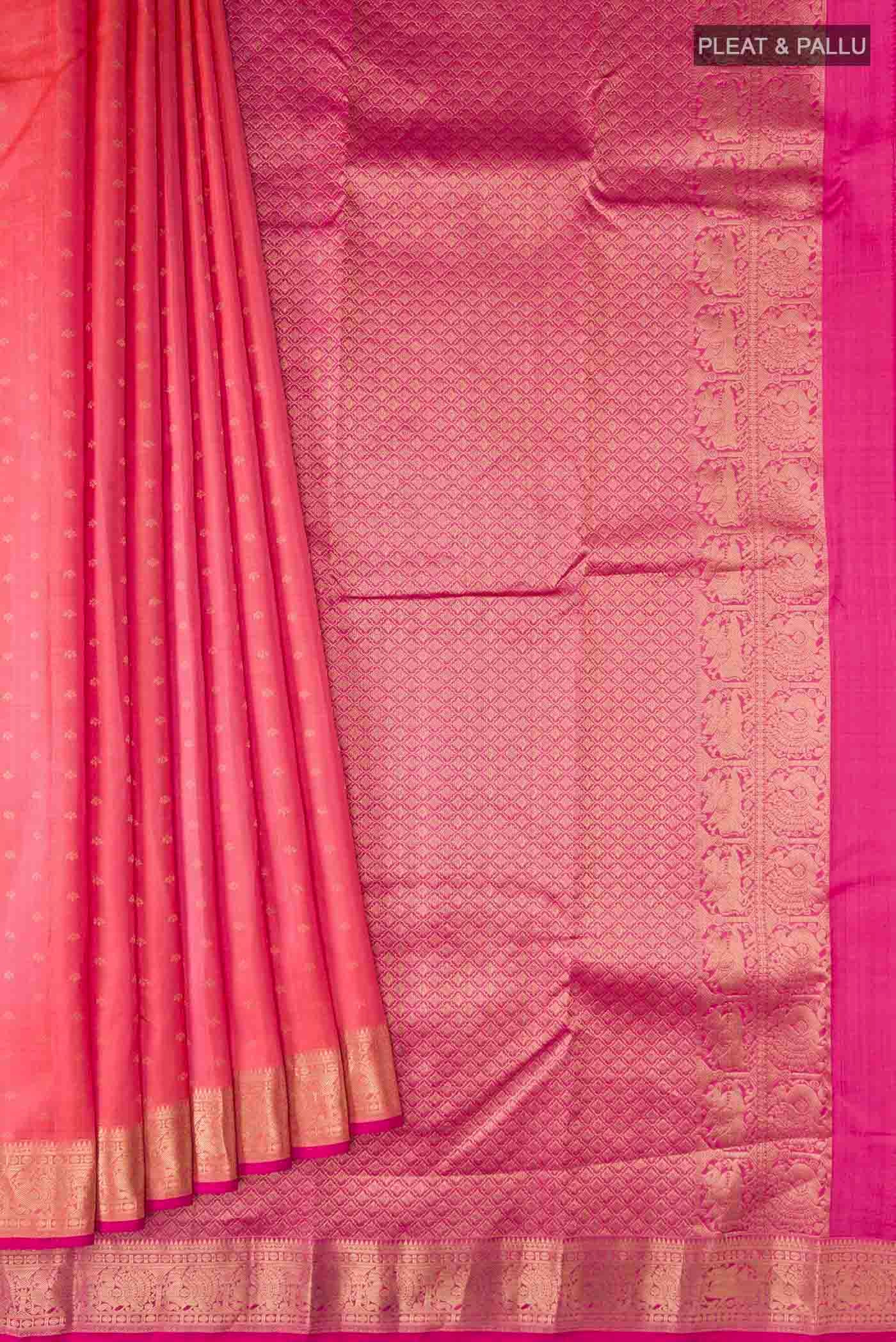 pleats pallu