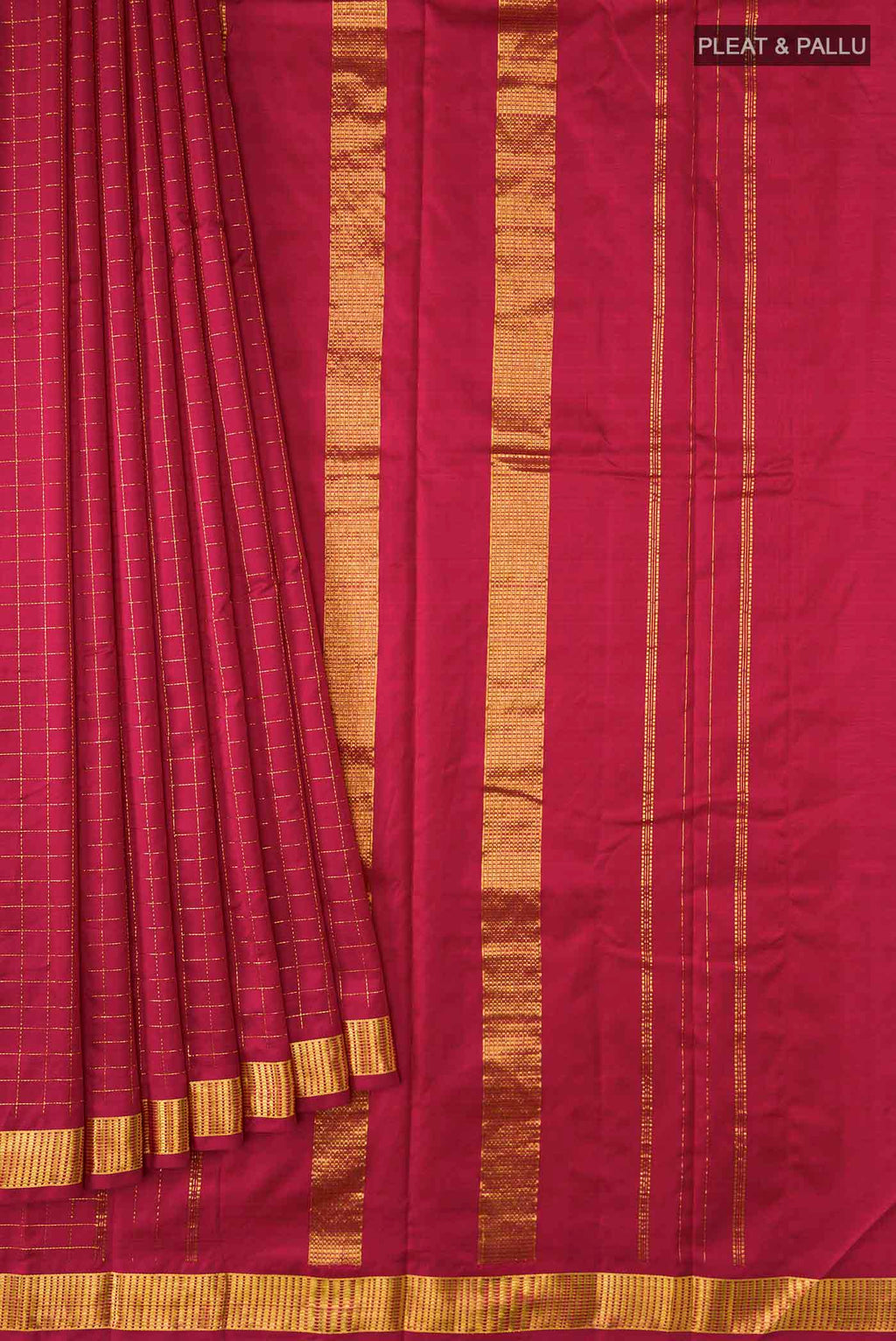 pleats pallu