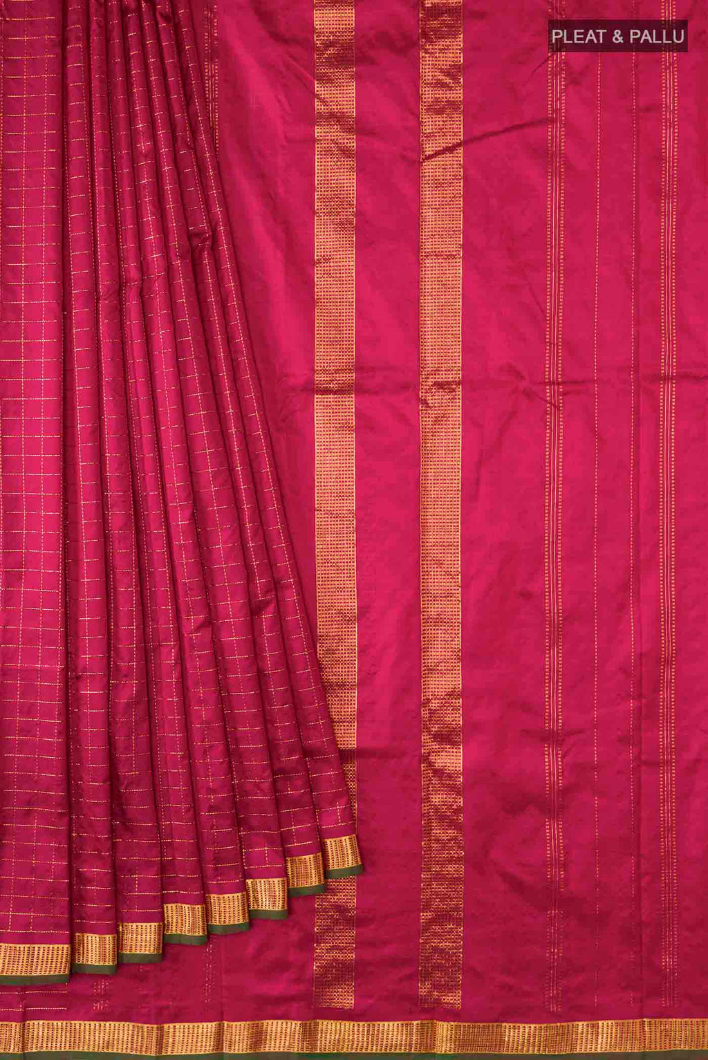 pleats pallu