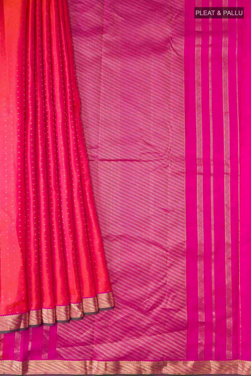 pleats pallu