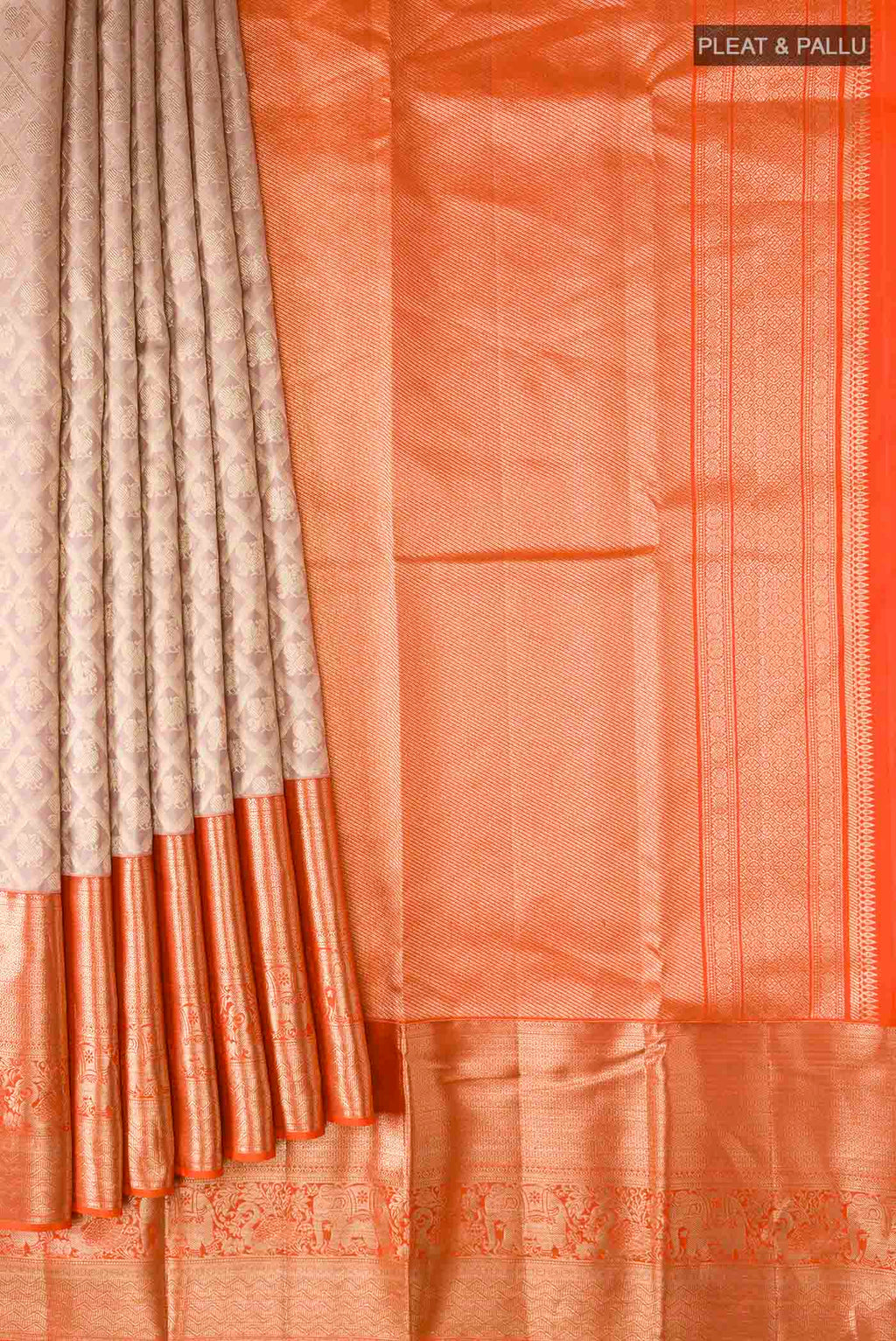pleats pallu