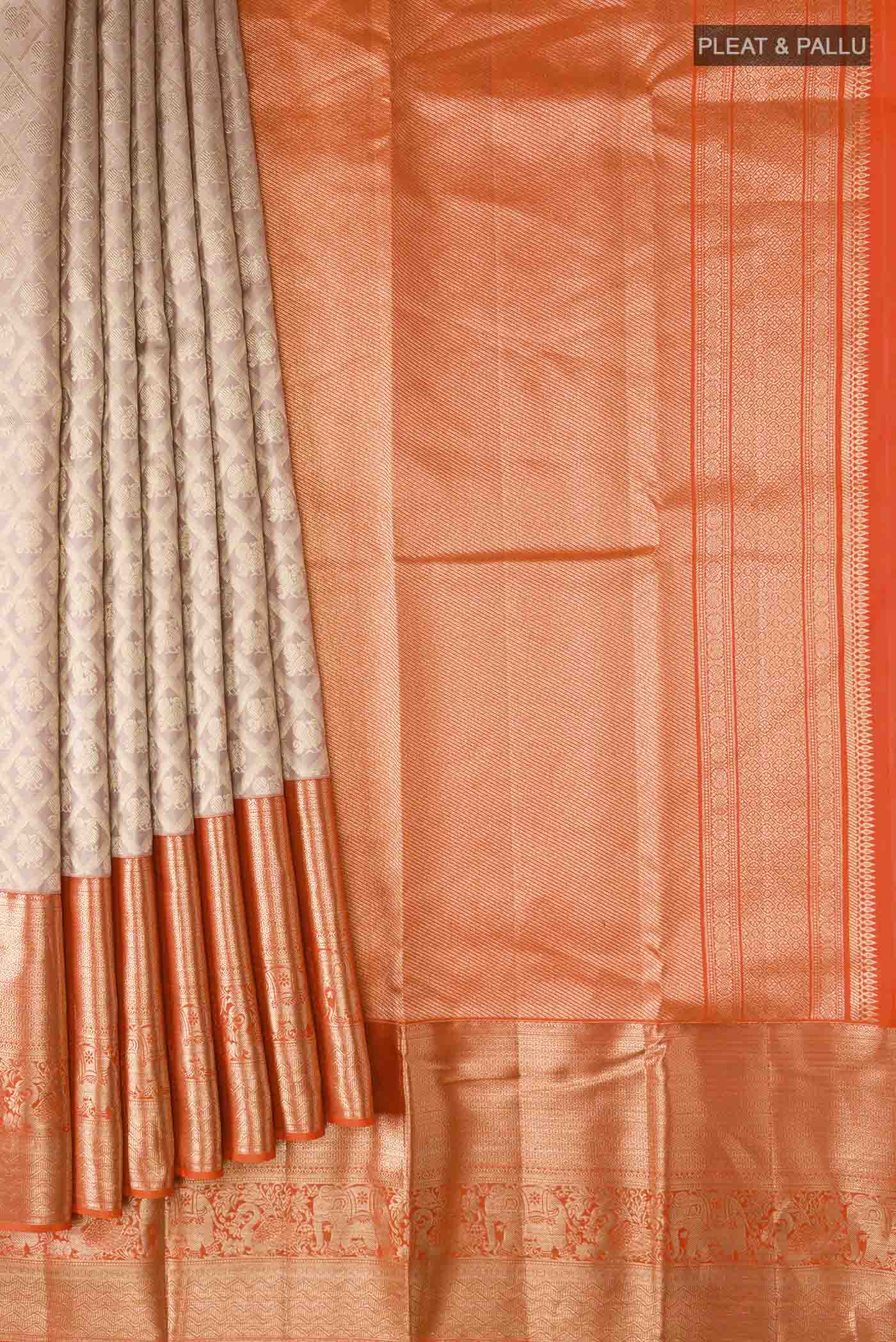 pleats pallu