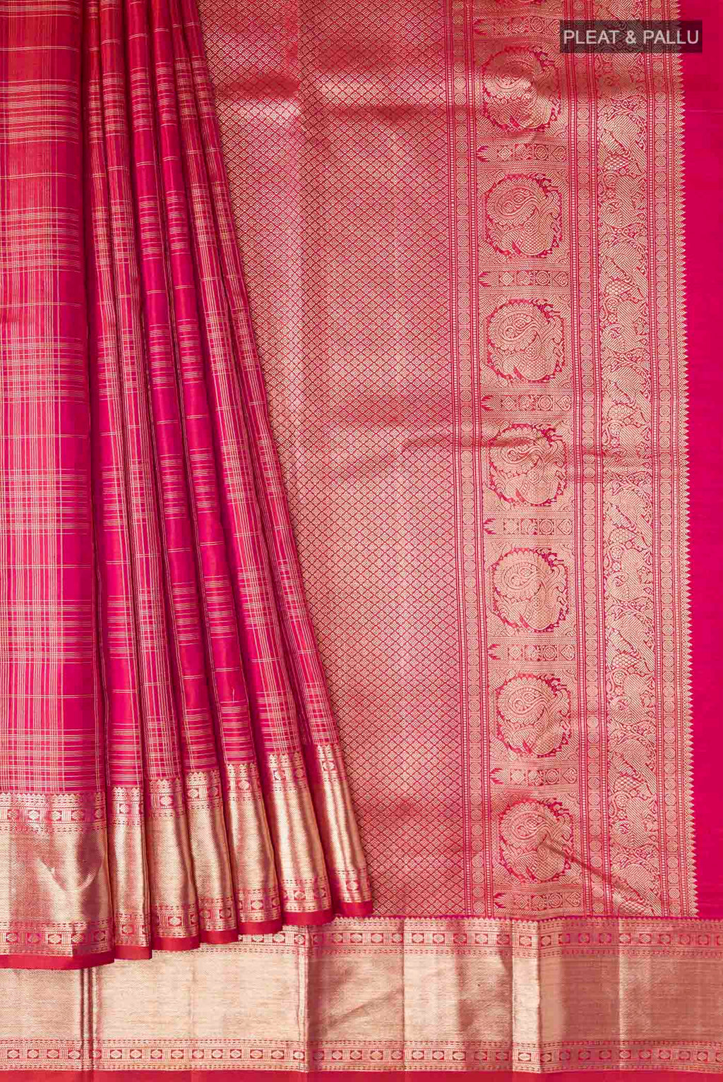 pleats pallu