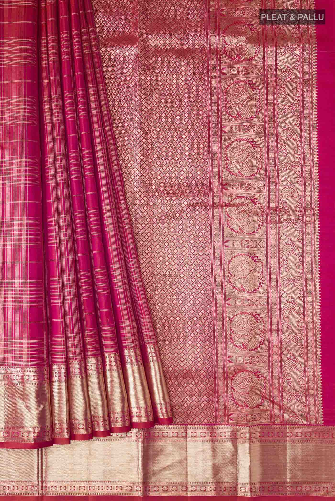 pleats pallu
