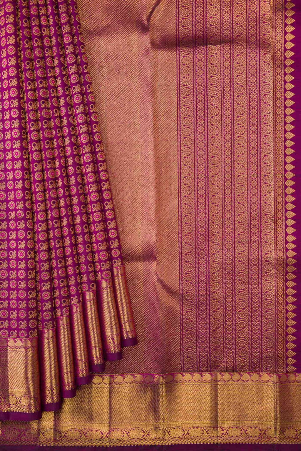pleats pallu