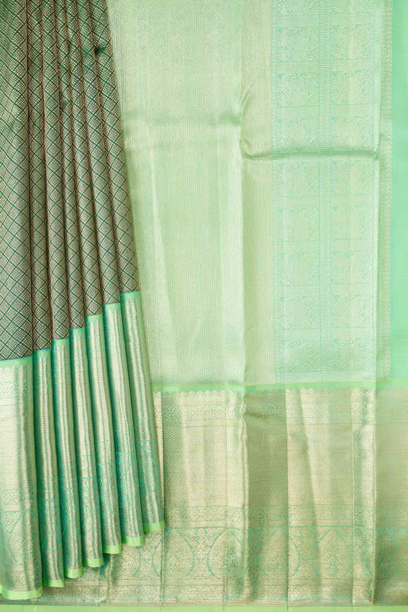 pleats pallu