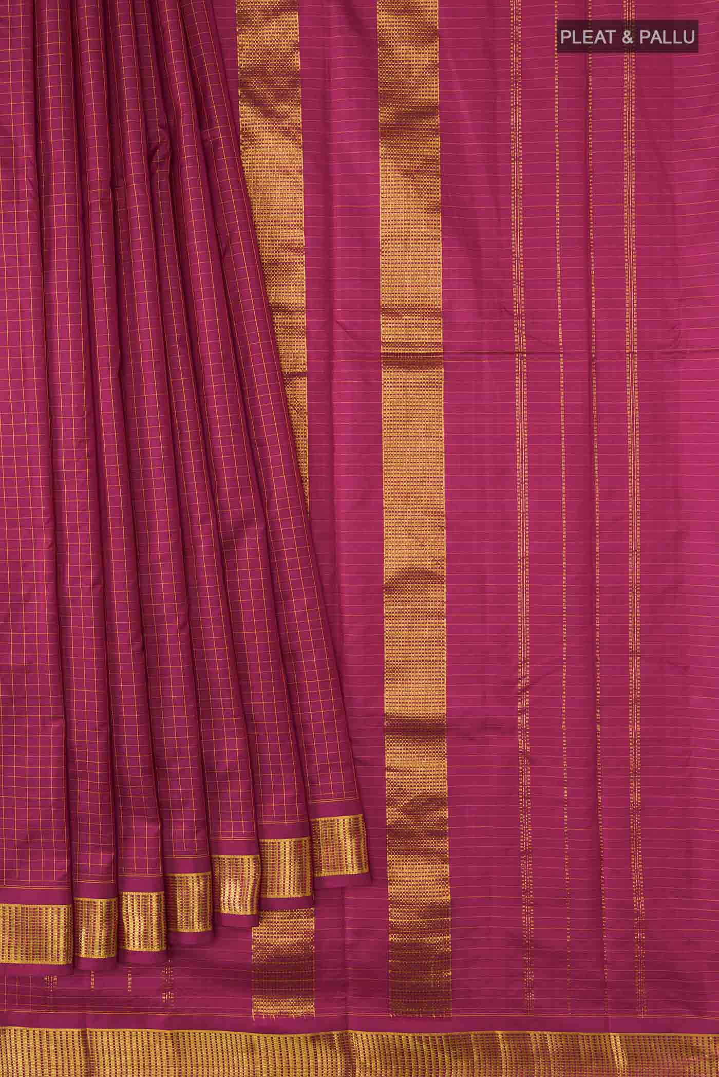 pleats pallu