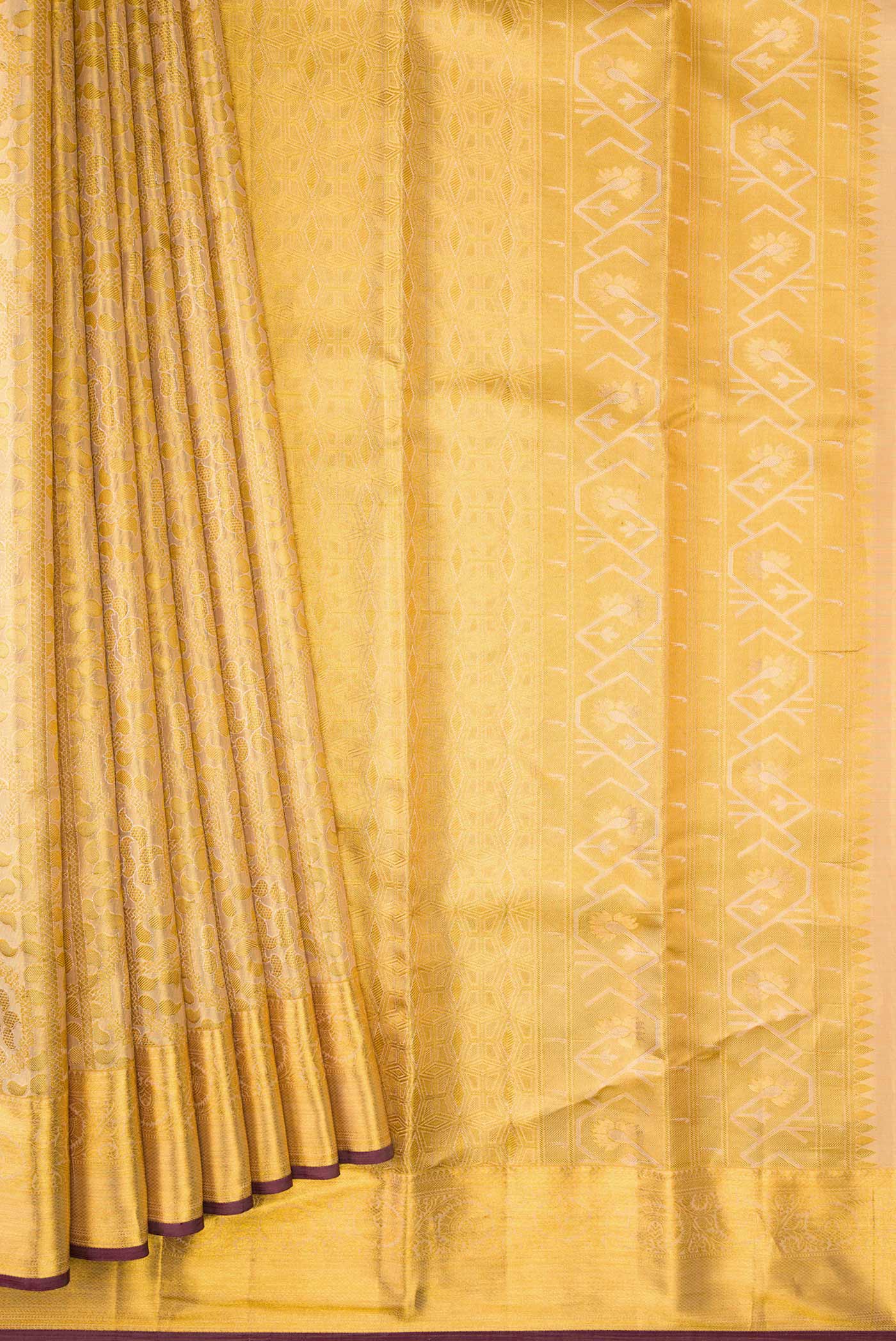 pleats pallu