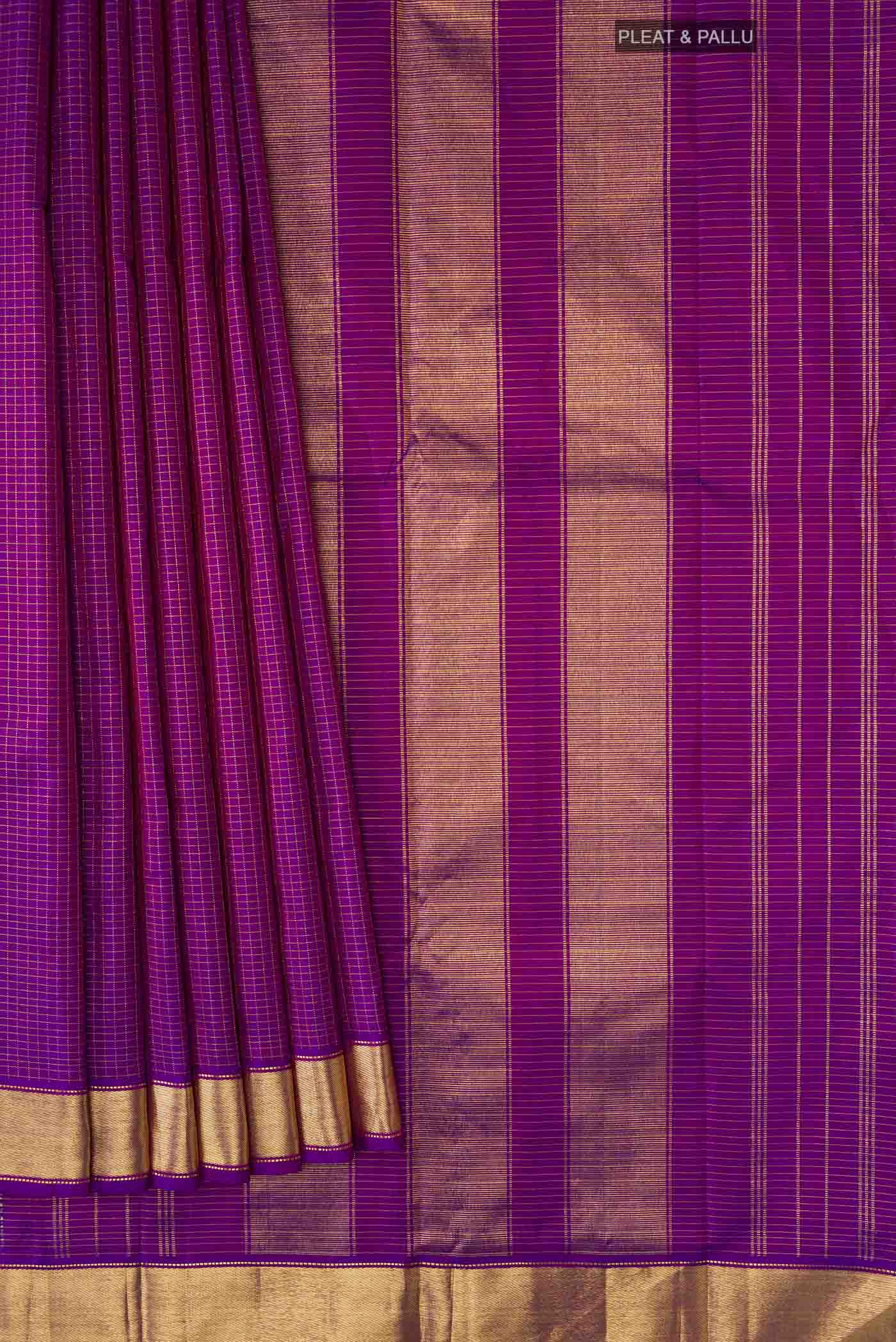 pleats pallu