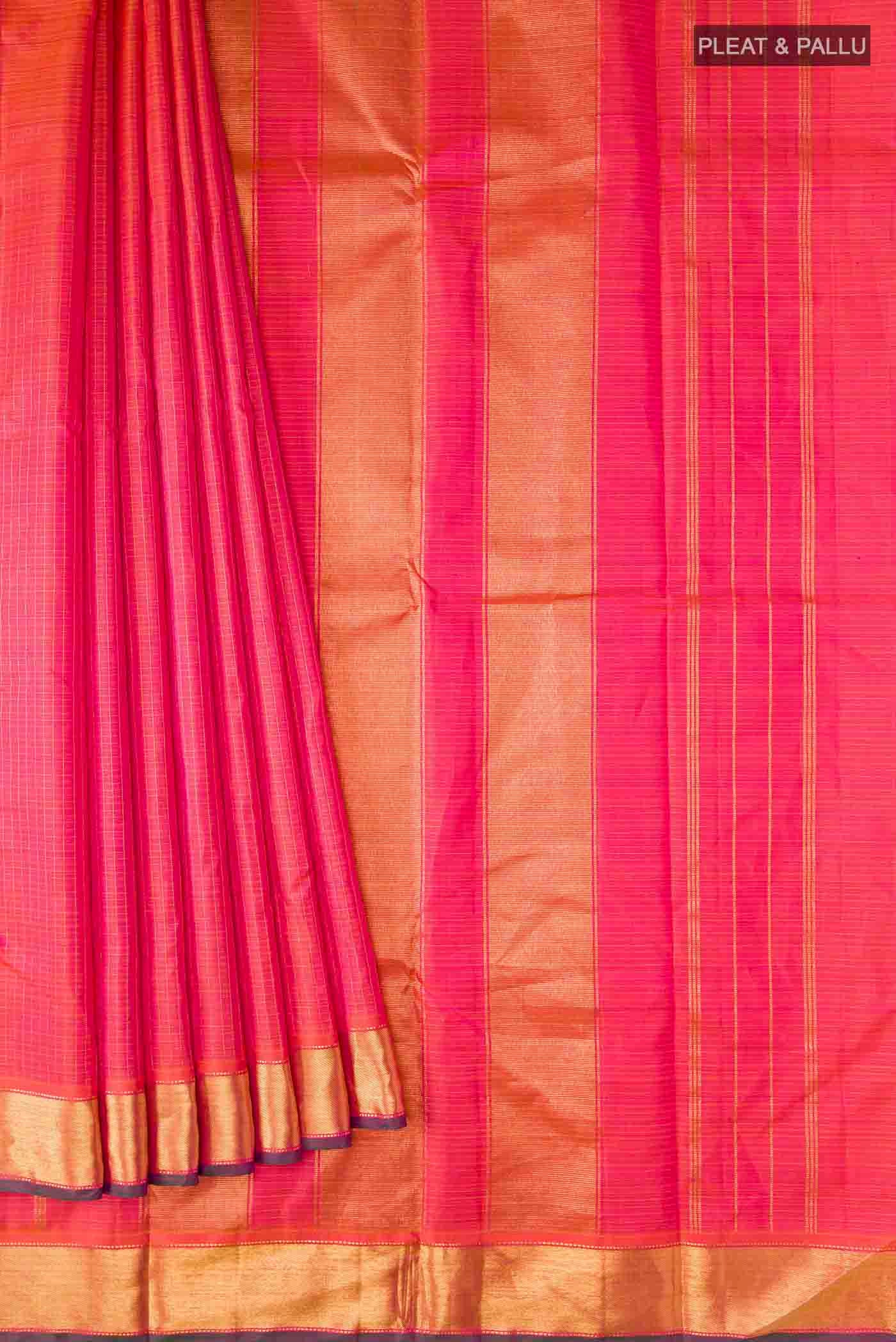 pleats pallu