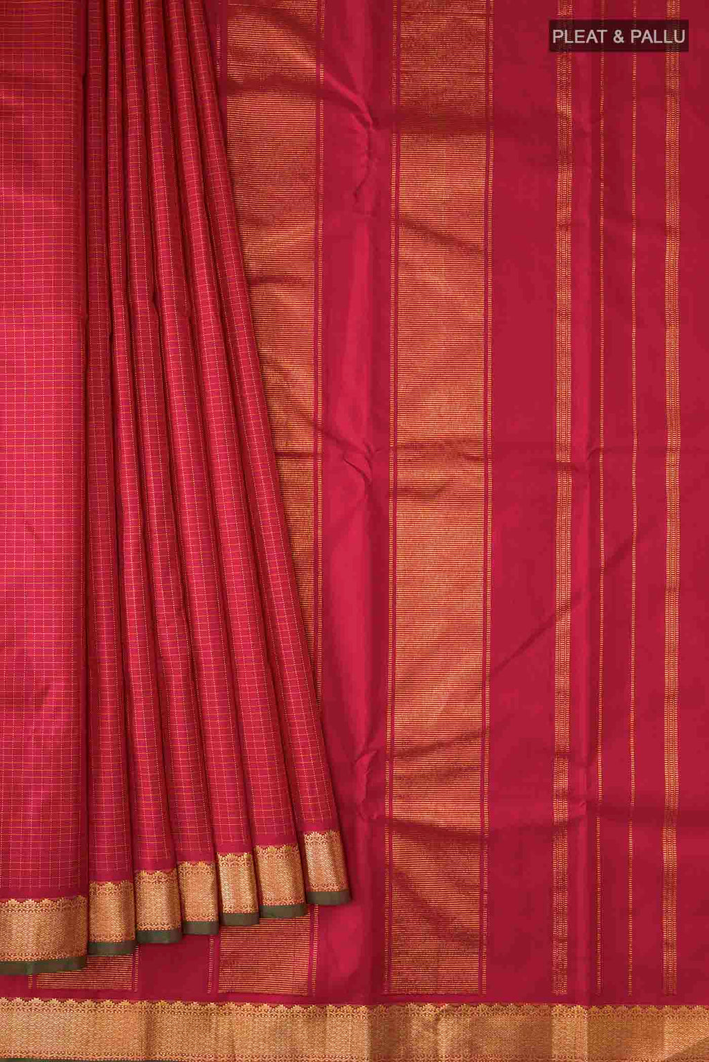pleats pallu