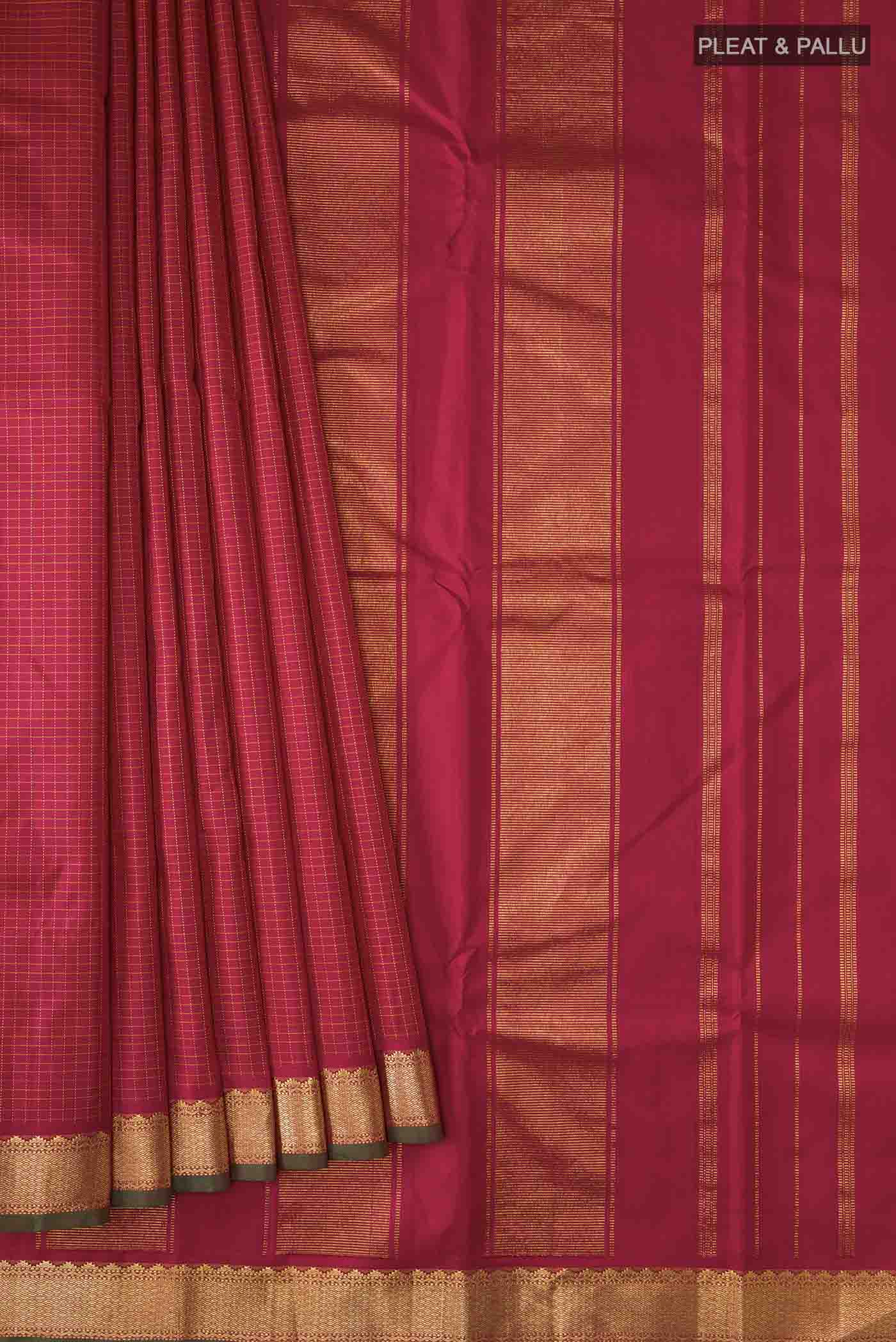 pleats pallu