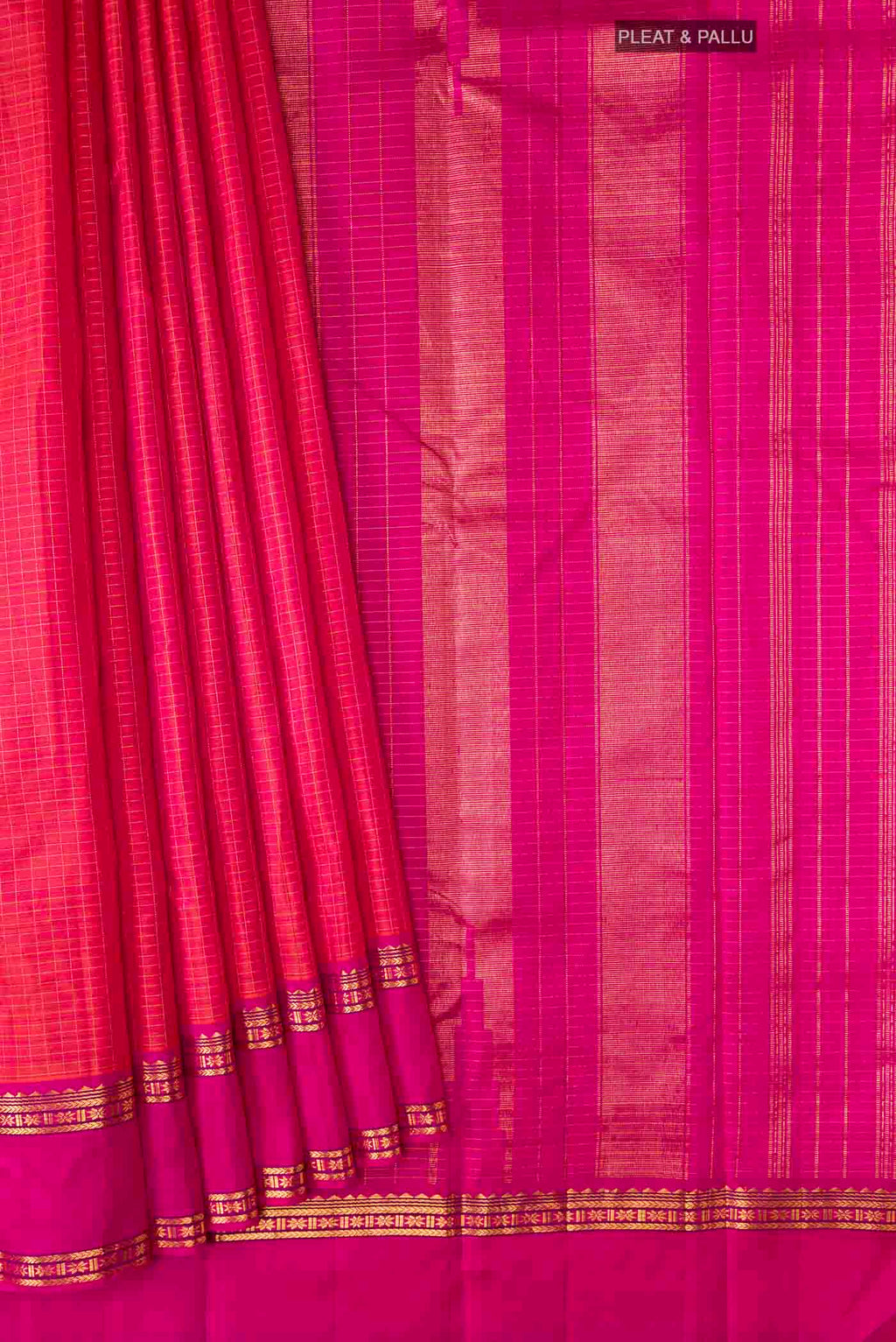 pleats pallu