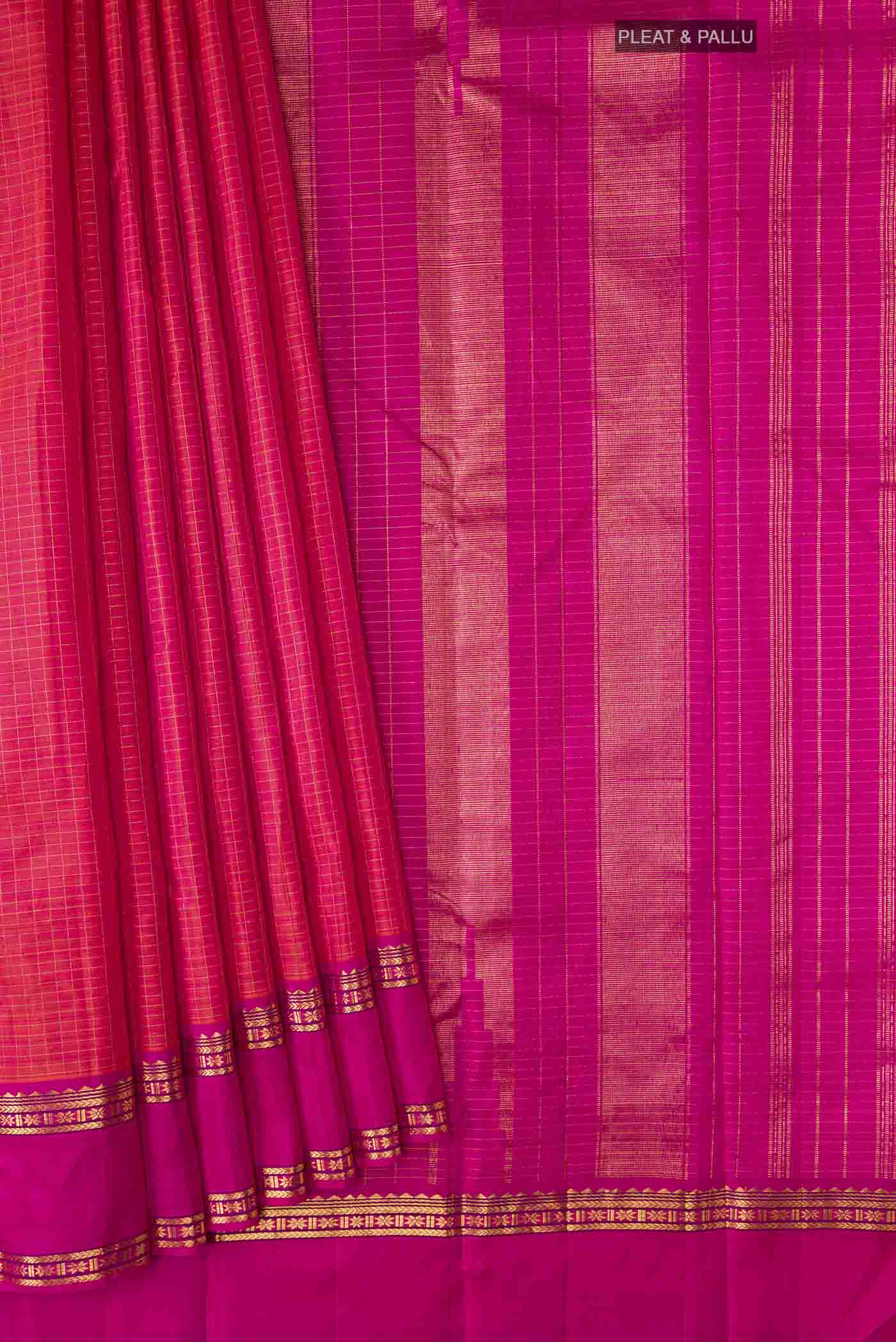 pleats pallu