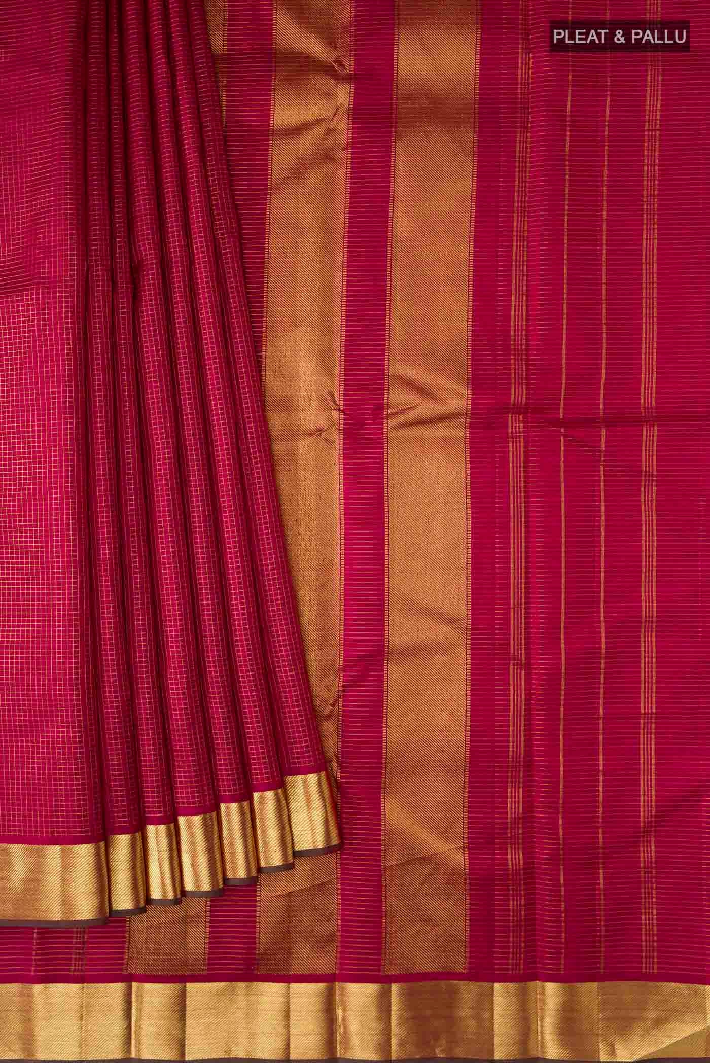 pleats pallu
