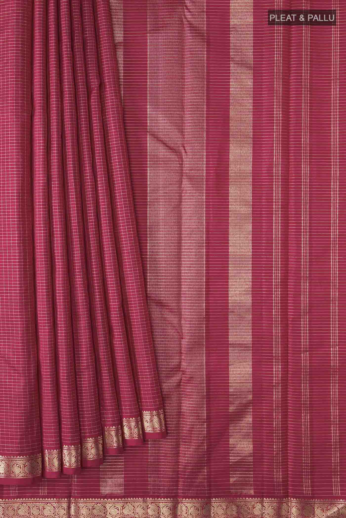 pleats pallu