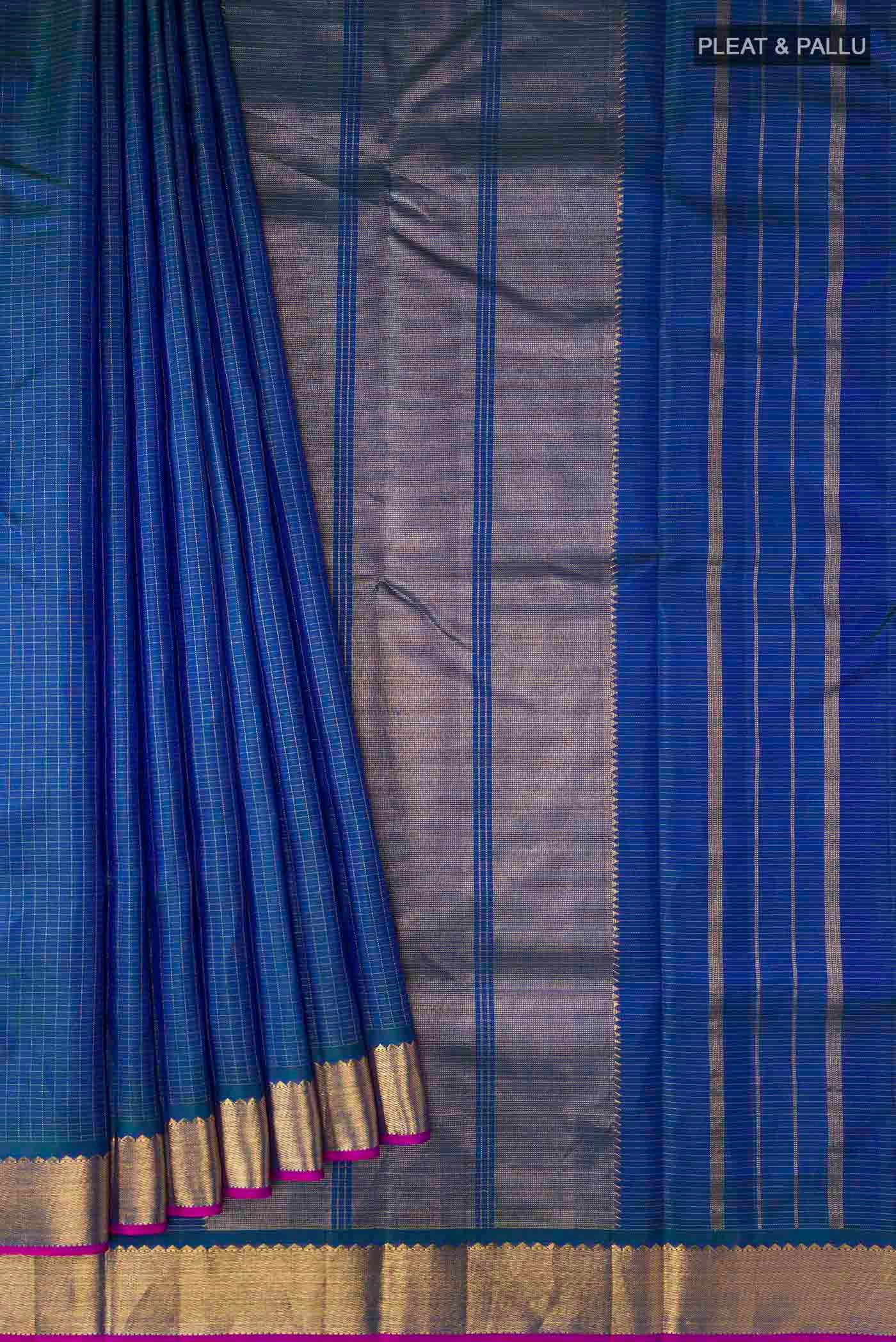 pleats pallu