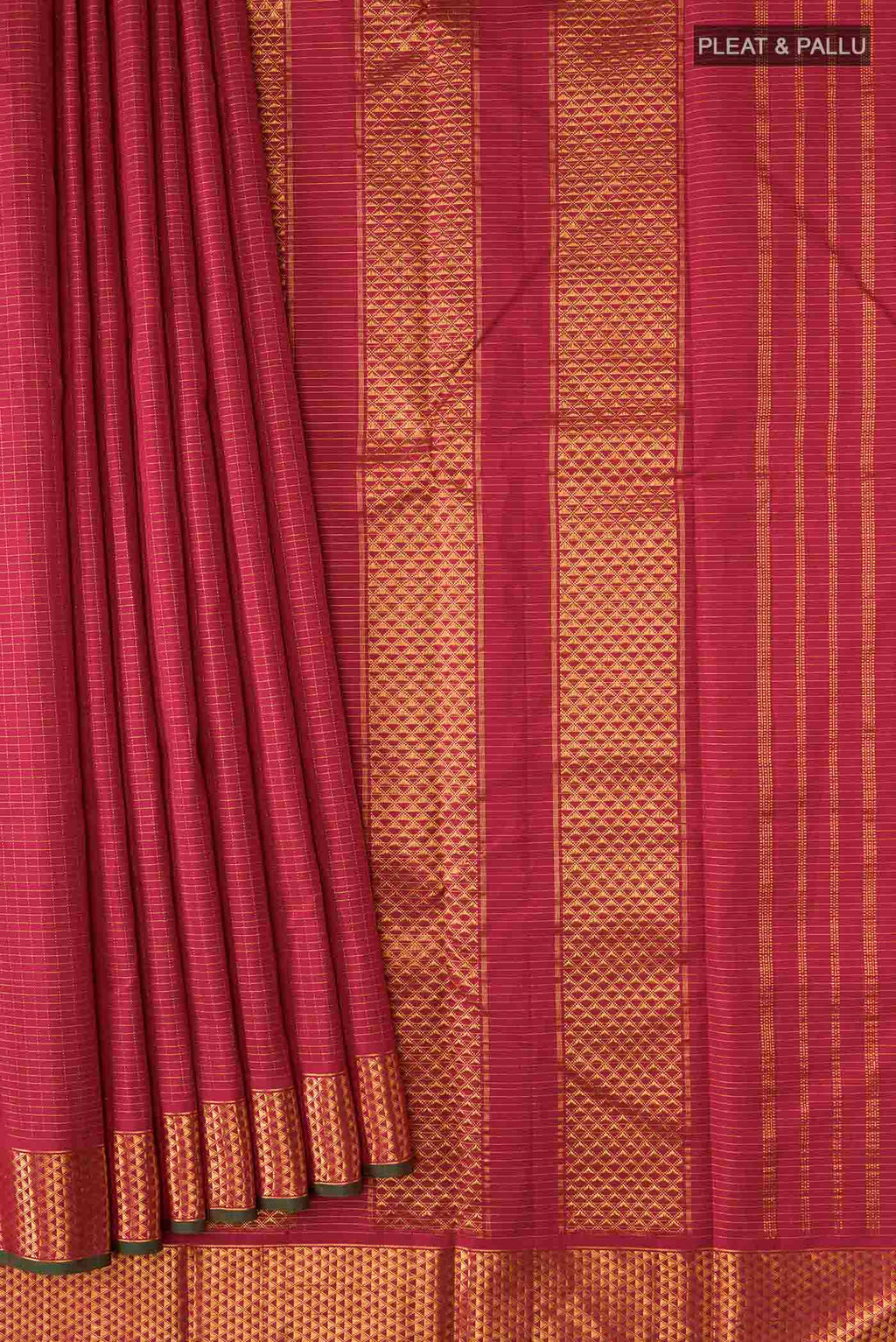 pleats pallu
