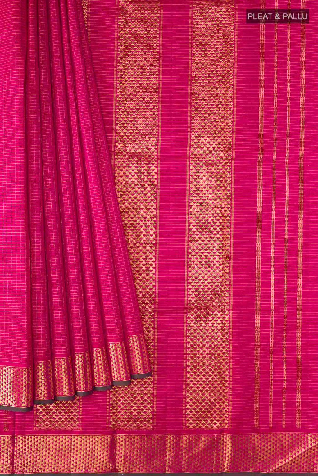pleats pallu