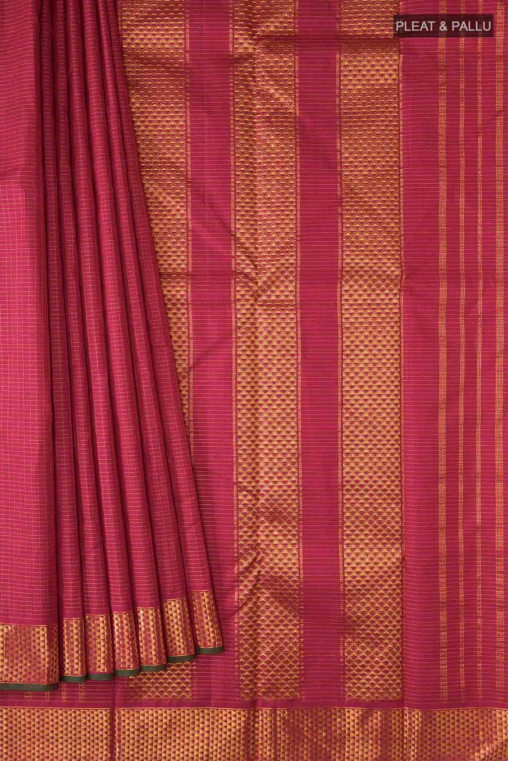 pleats pallu
