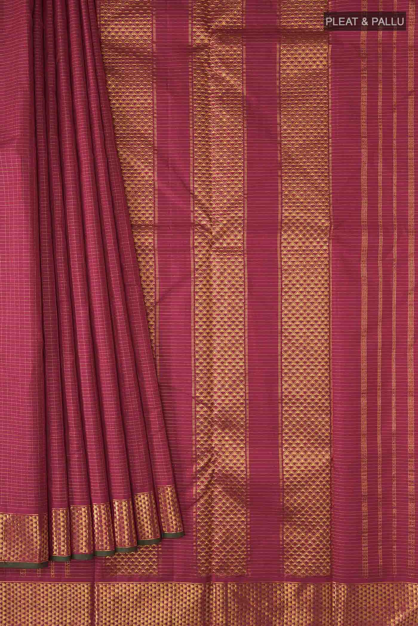 pleats pallu