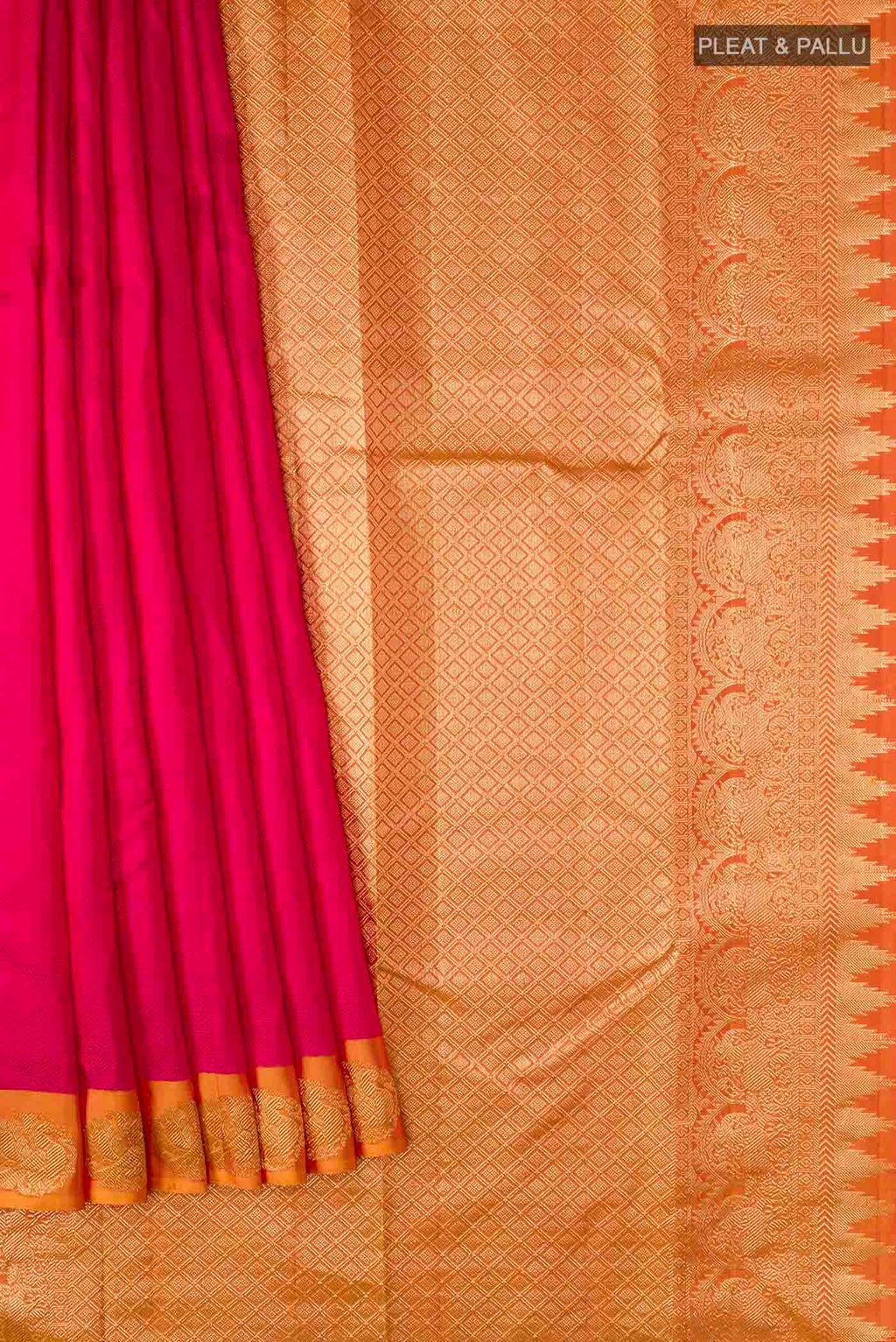 pleats pallu