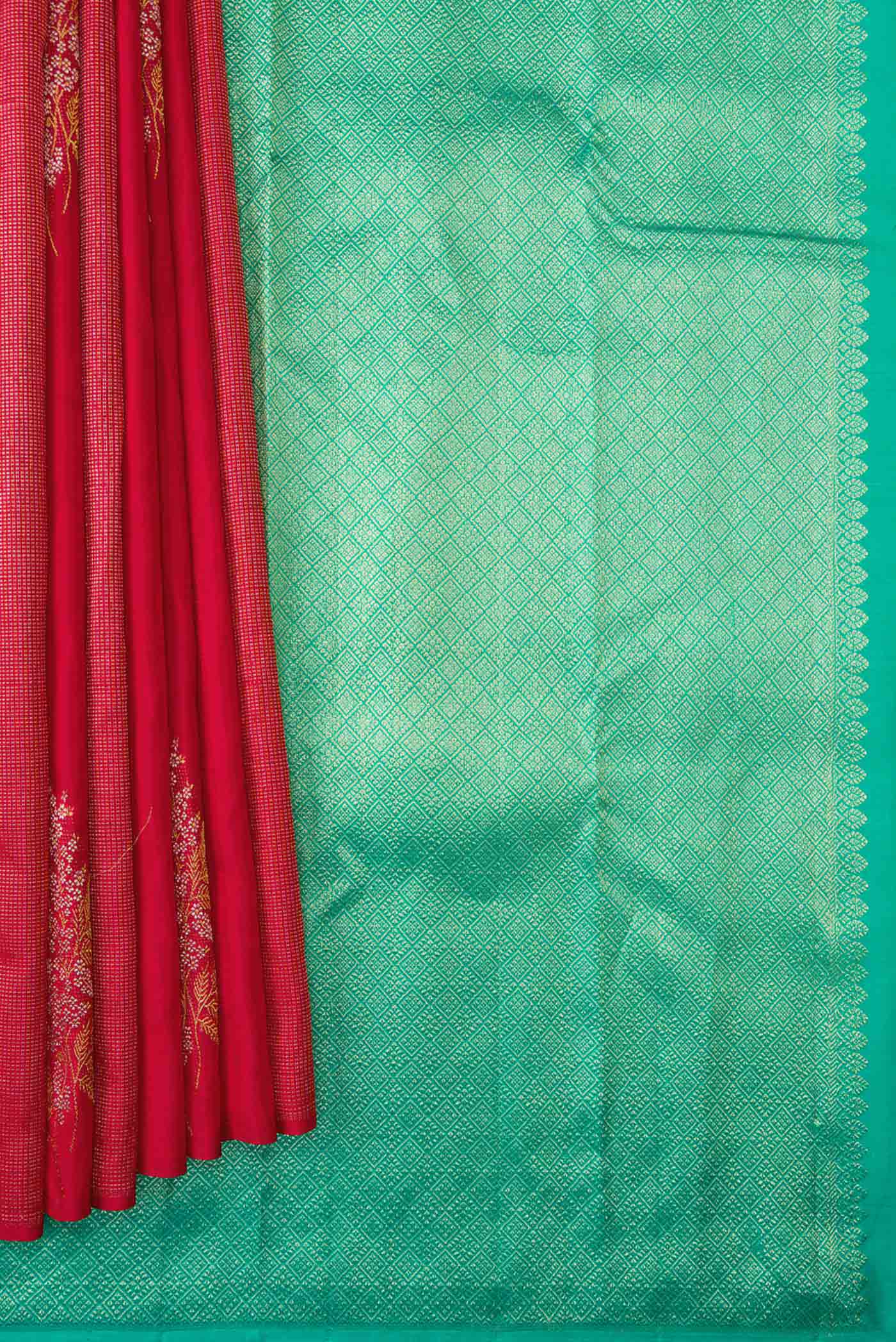 pleats pallu