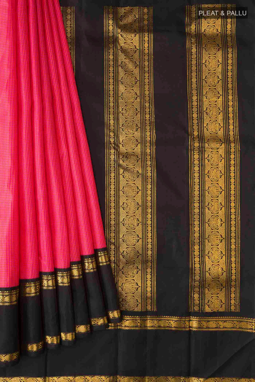 pleats pallu
