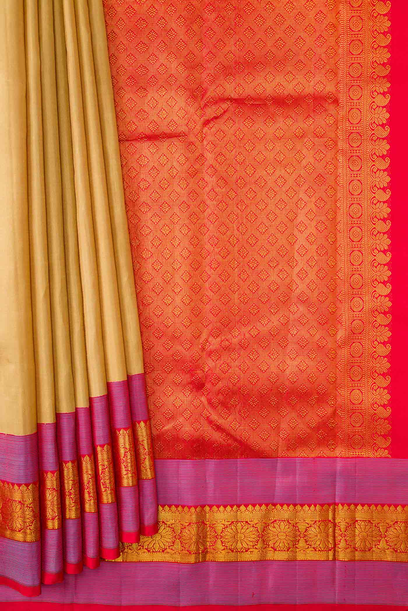pleats pallu
