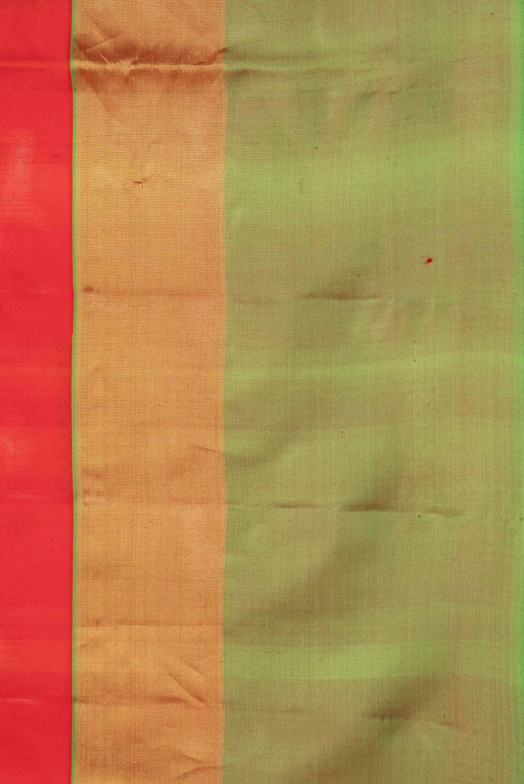 Border image of Red Dual Tone Soft Silk Saree with Zari Butta on the body and Zari Border. 