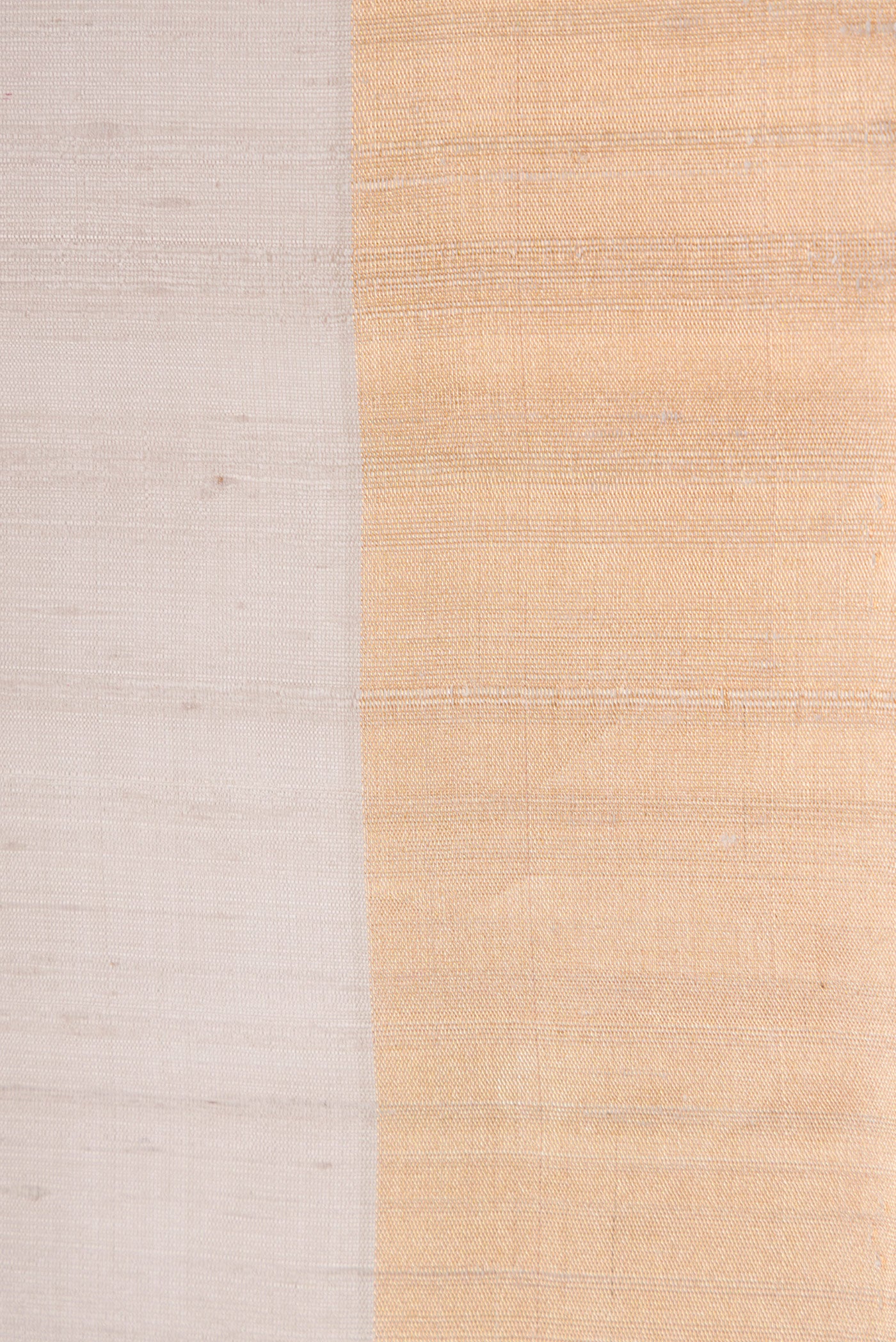 Border image of Grey Dual Tone Raw Silk Saree with Plain Body and Zari Border. 