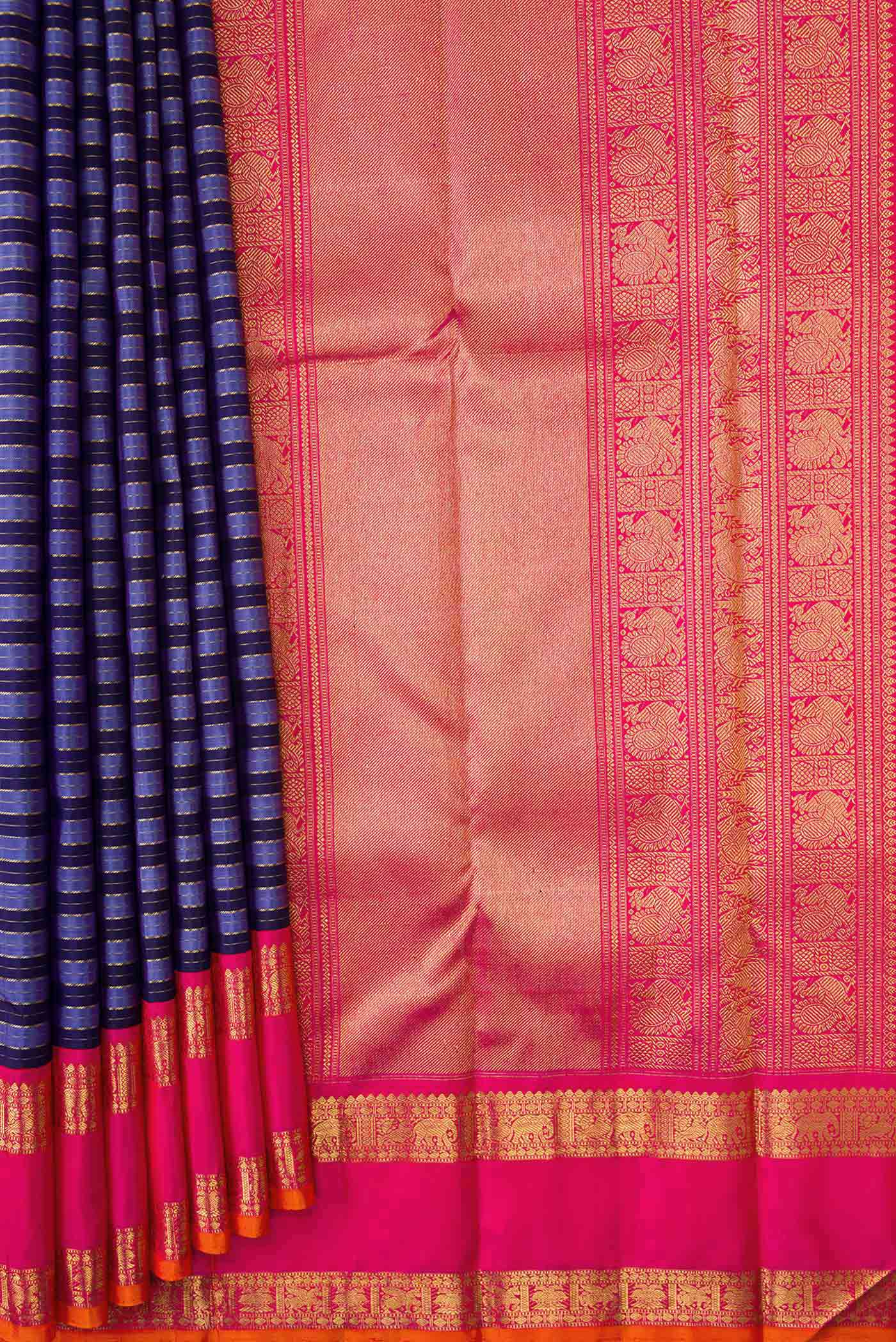 pleats pallu
