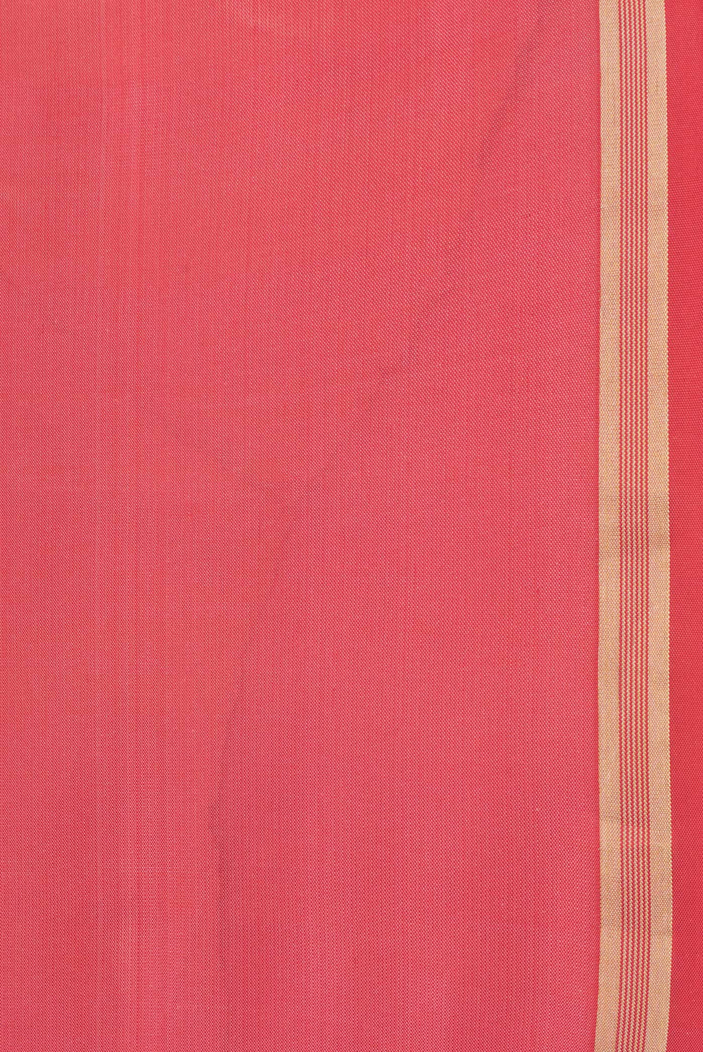Border image of Pink Dual Tone Kanjivaram Silk Saree with Zari Butta on the body and Zari Border. 