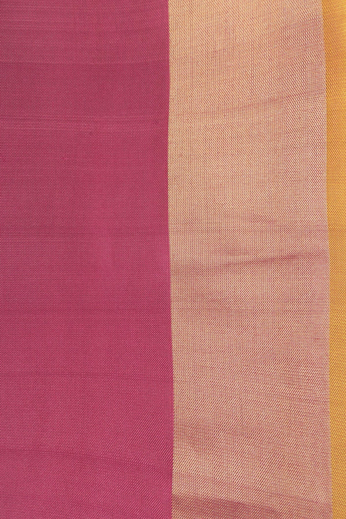 Border image of Dark Pink Dual Tone Uppada Silk Saree with Zari And Thread Butta on the body and Zari Border. 