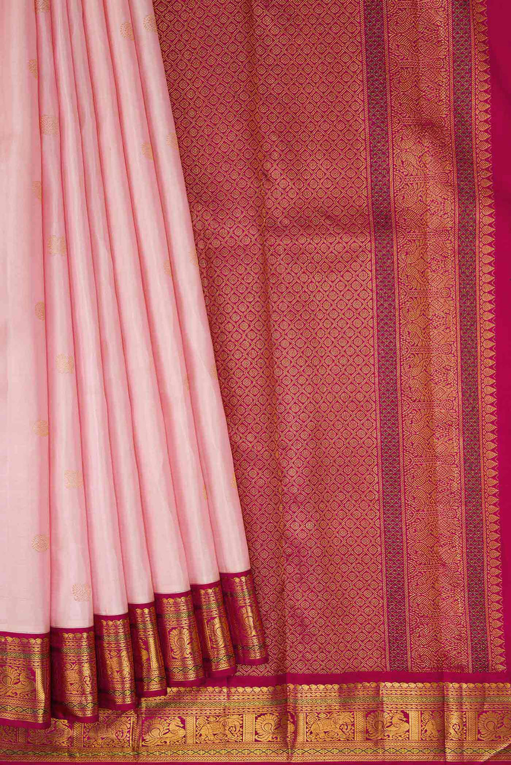 pleats pallu