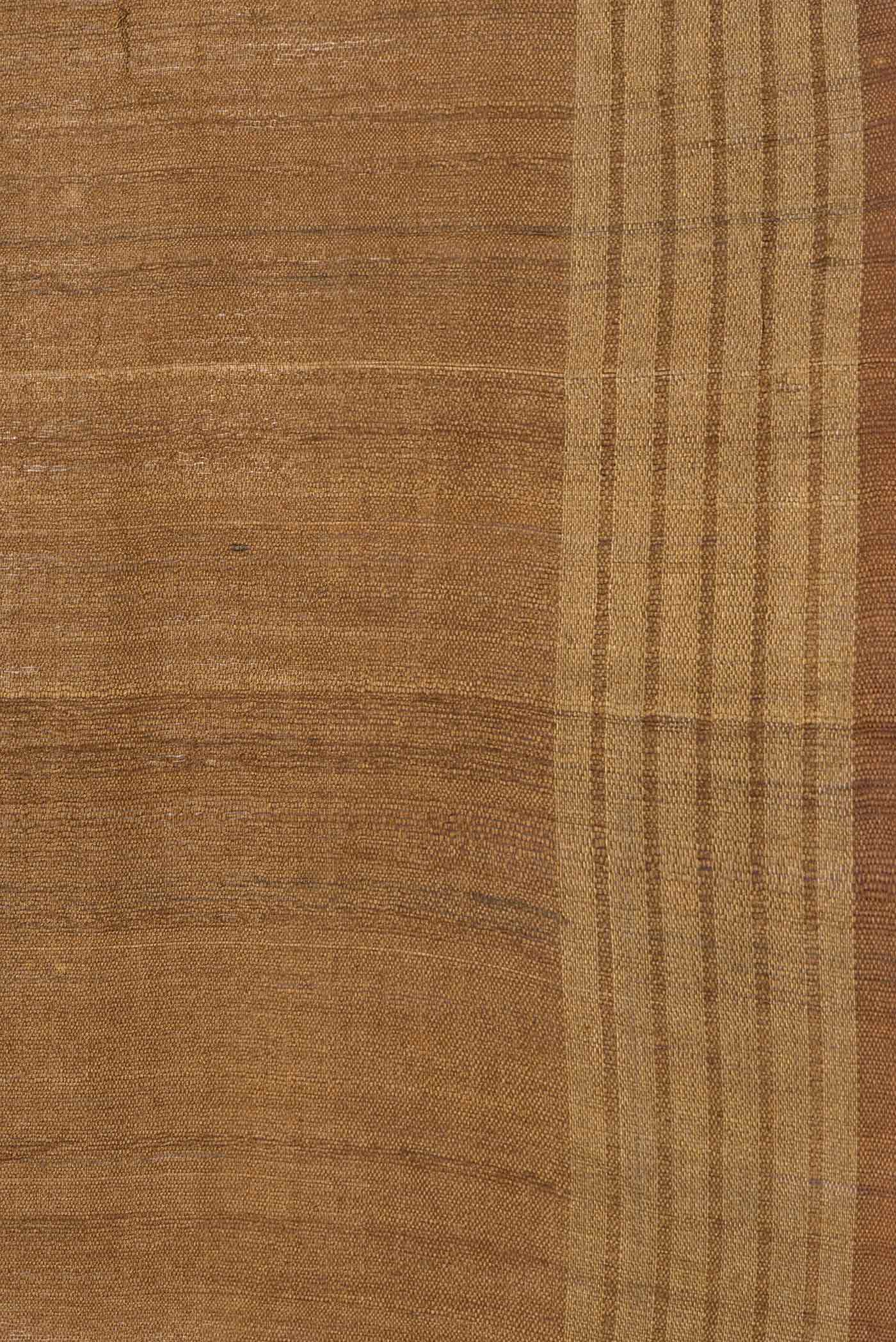 Border image of Mehandi Green Dual Tone Tussar Silk Saree with Printed design on the body and Fancy Border. 