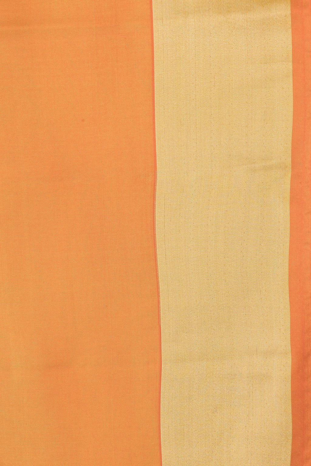 Border image of Orange Dual Tone Soft Silk Saree with Zari Butta on the body and Zari Border. 