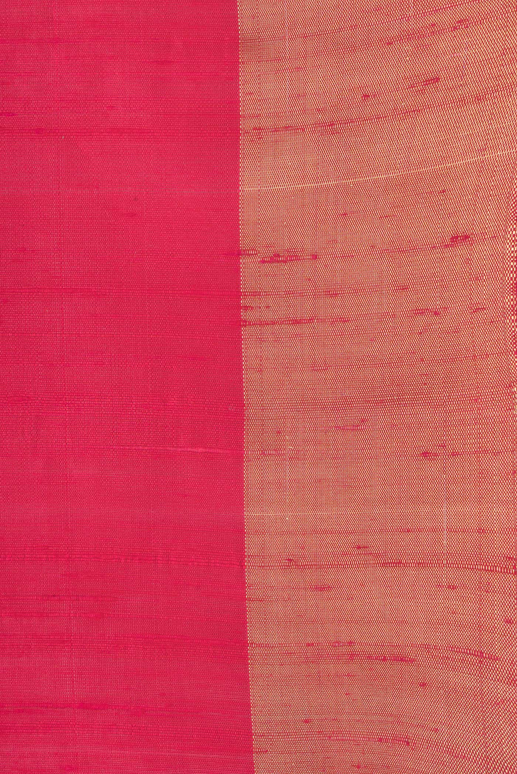 Border image of Pink Dual Tone Raw Silk Saree with Plain Body and Zari Border. 